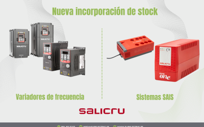 Nuevas incorporaciones en stock: Variadores y SAIs Salicru ya disponibles en SURELECTRIC